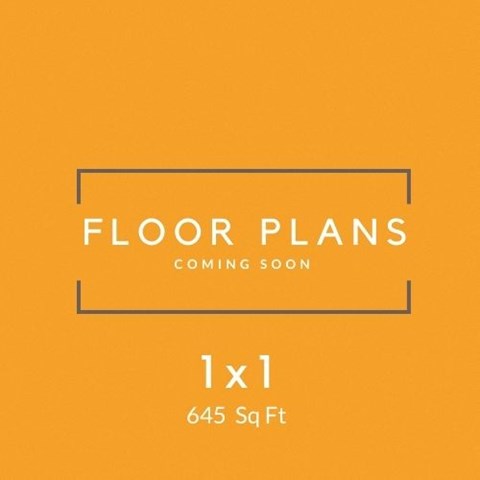 a sign that says floor plans coming soon